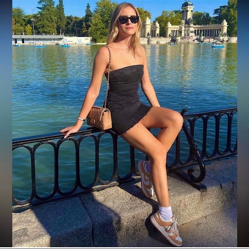 Zara Strapless Black Mini Dress
